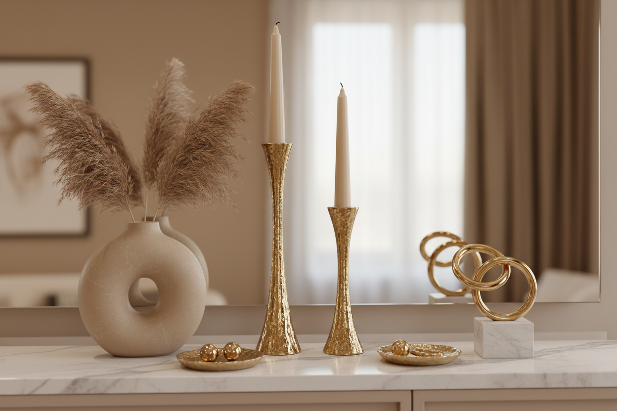Elegant Home Accessories Shelf